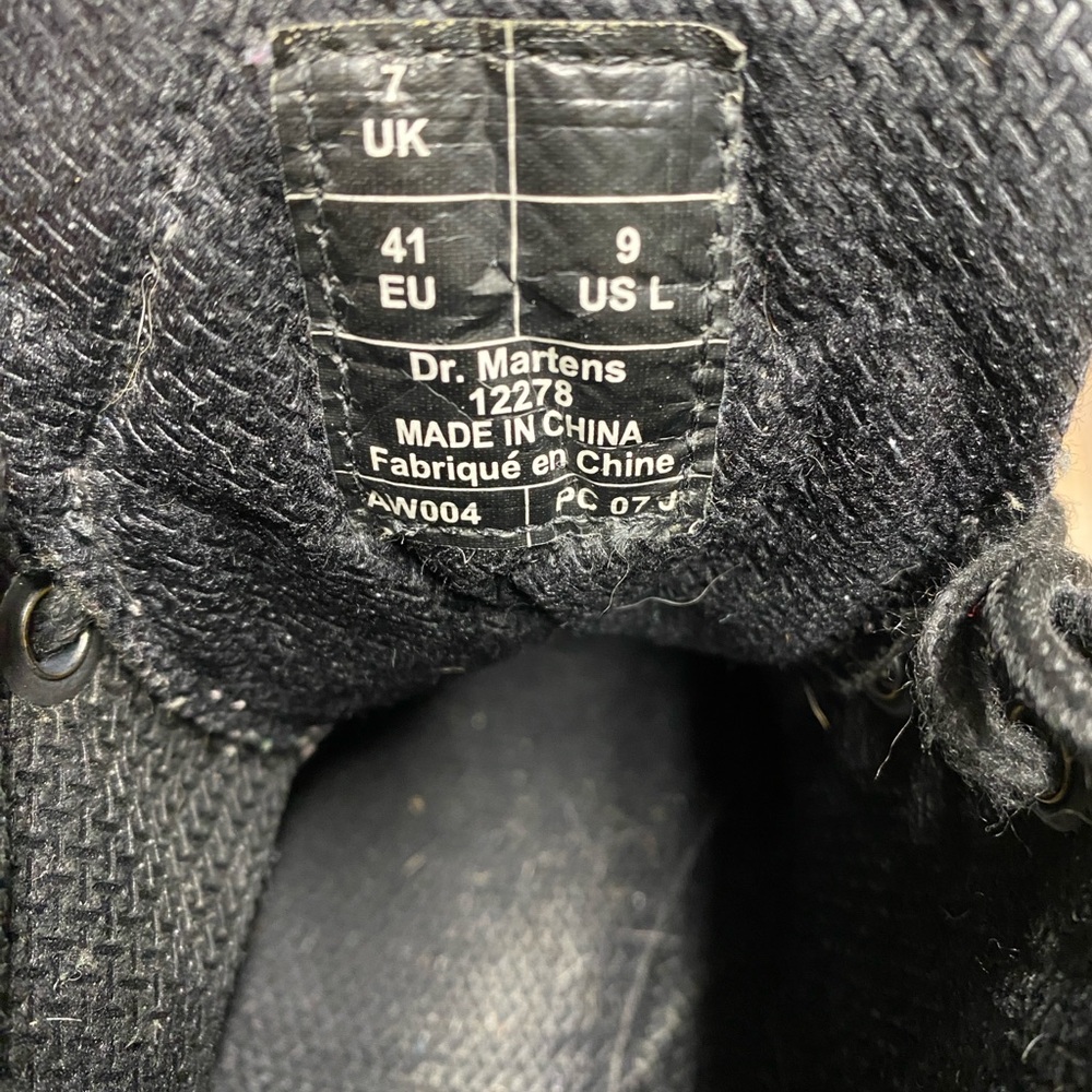 Rare! Dr. Martens Vintage #12278 Daisy Wingtip 90s  Boots Women's Size 9/41 Y2K - Picture 6 of 9